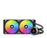 Sharkoon S80 ARGB AIO 240 2x120mm - 1370215 - zdjęcie 4